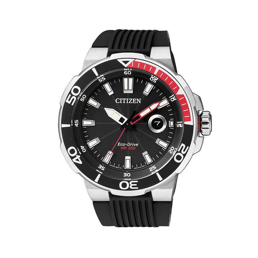 Eco-Drive Yacht Sport Black Dial Men's Watch AW1420-04E