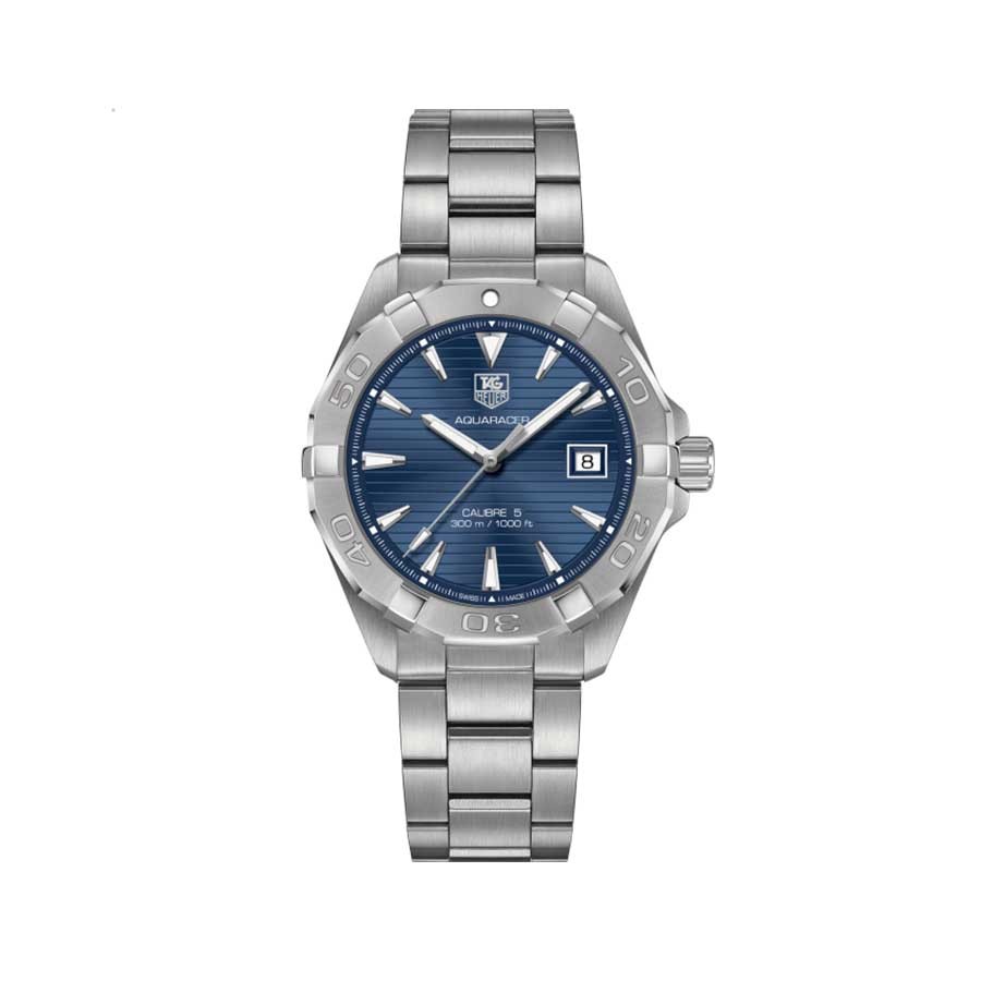 Aquaracer Blue Dial Stainless Steel Automatic Men's Watch