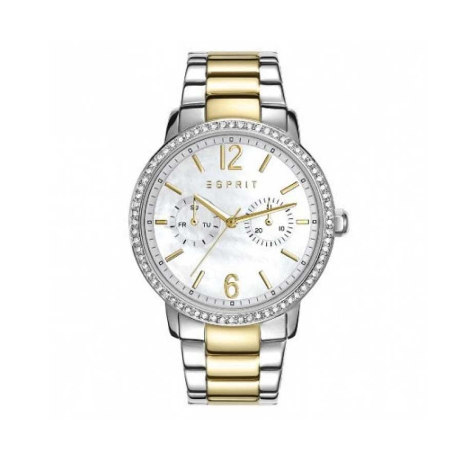 Jaime Silver Dial Two-Toned Ladies Watch