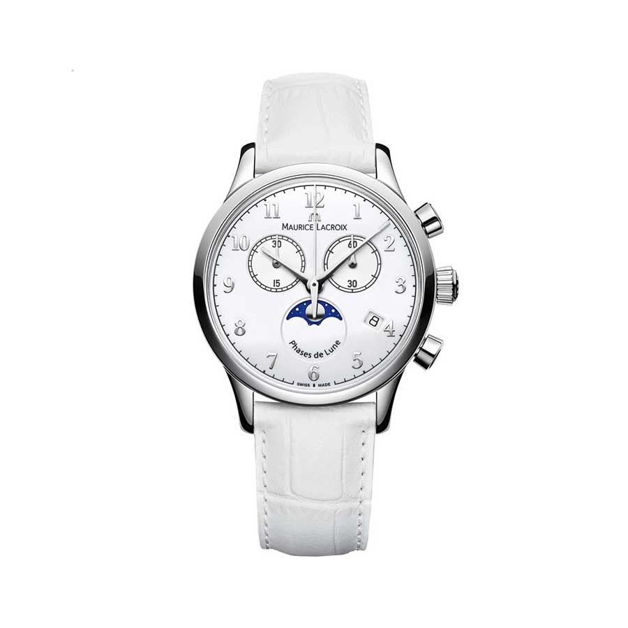 Les Classiques White Dial White Leather LC1087-SS001-120-1