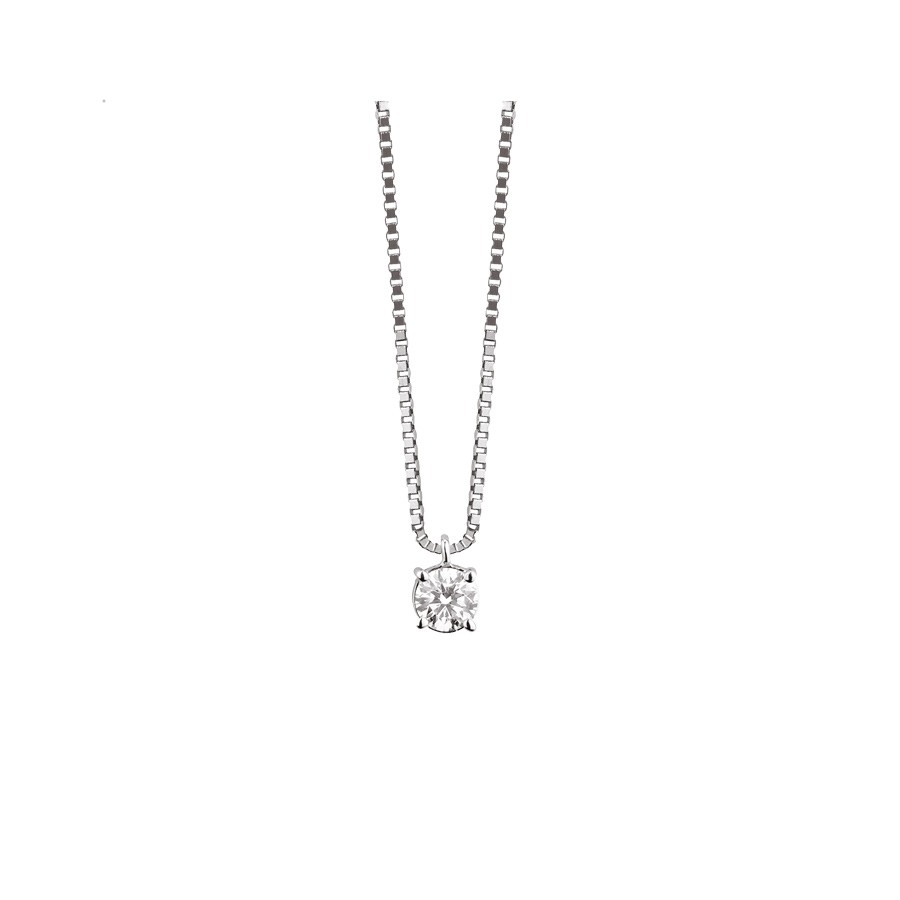 LUCE WHITE GOLD AND DIAMONDS NECKLACE