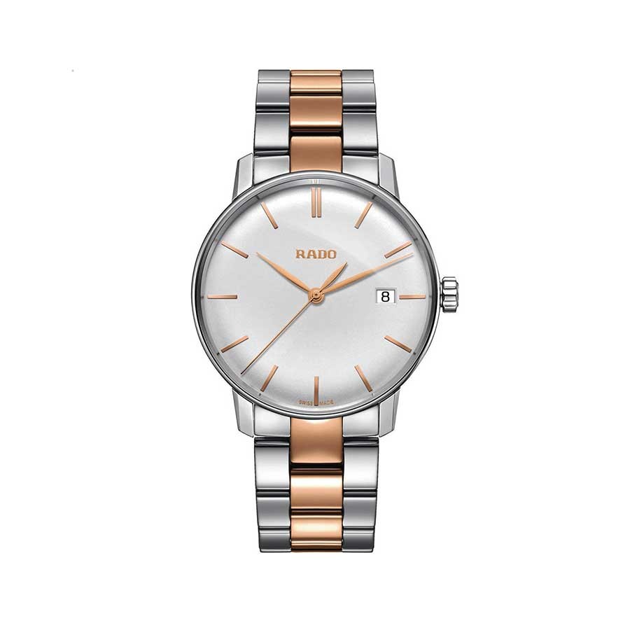 Coupole Silver Dial Two-Tone Men's Watch