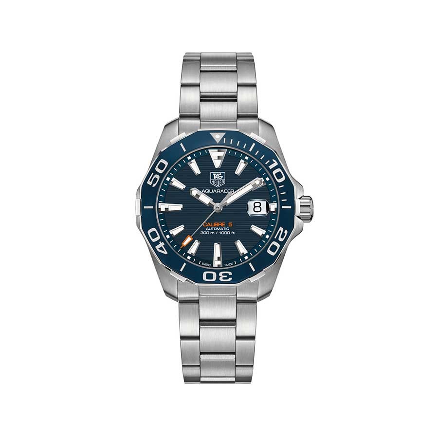 Aquaracer Navy Blue Dial Automatic Men's Watch