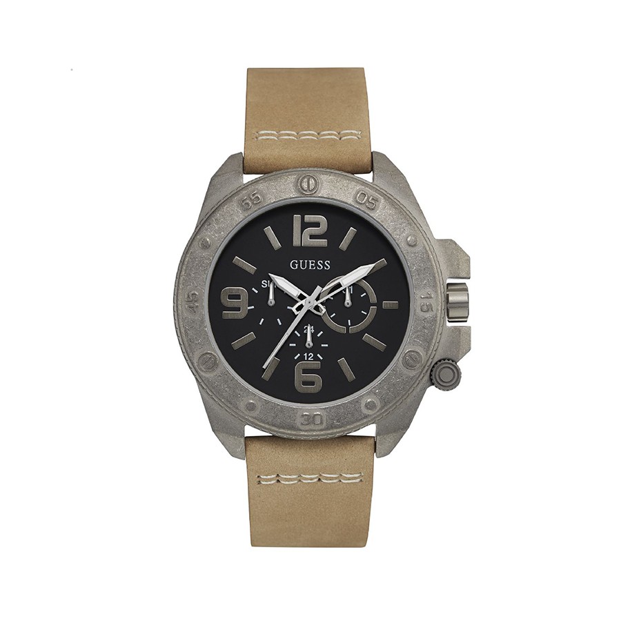 Viper Black Dial Tan Leather Men's Watch W0659G4