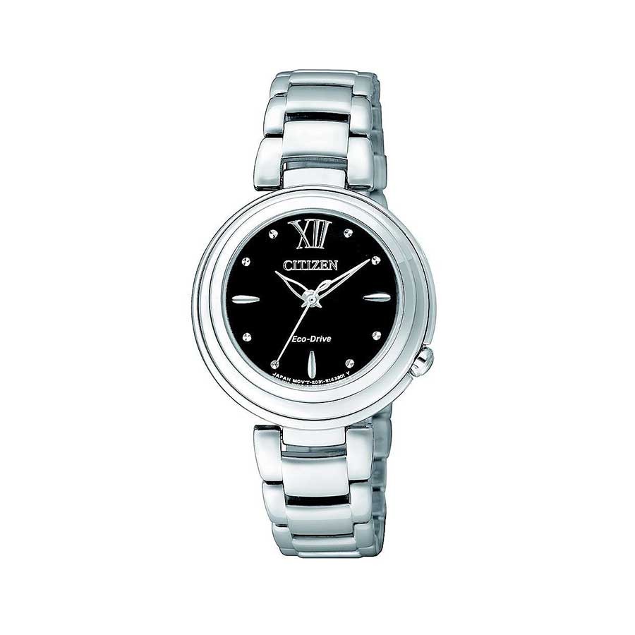Eco-Drive Sapphire Elegant Ladies Watch EM0331-52E
