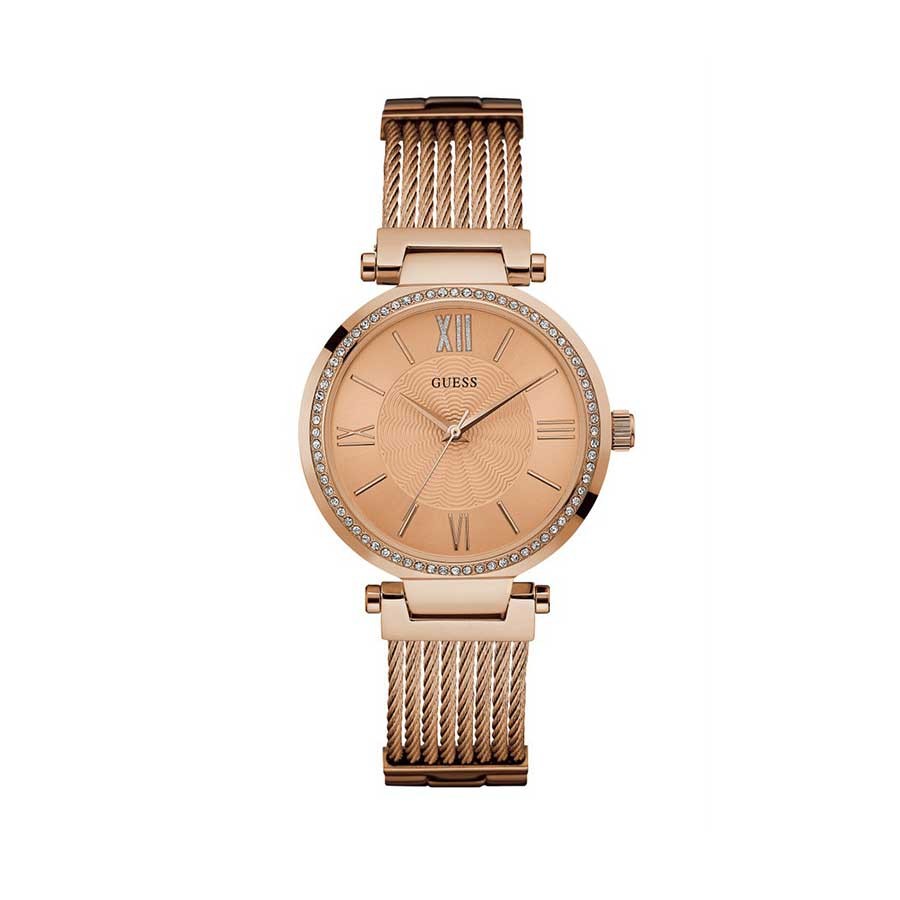 Soho Rose Gold Plated Ladies Watch W0638L4