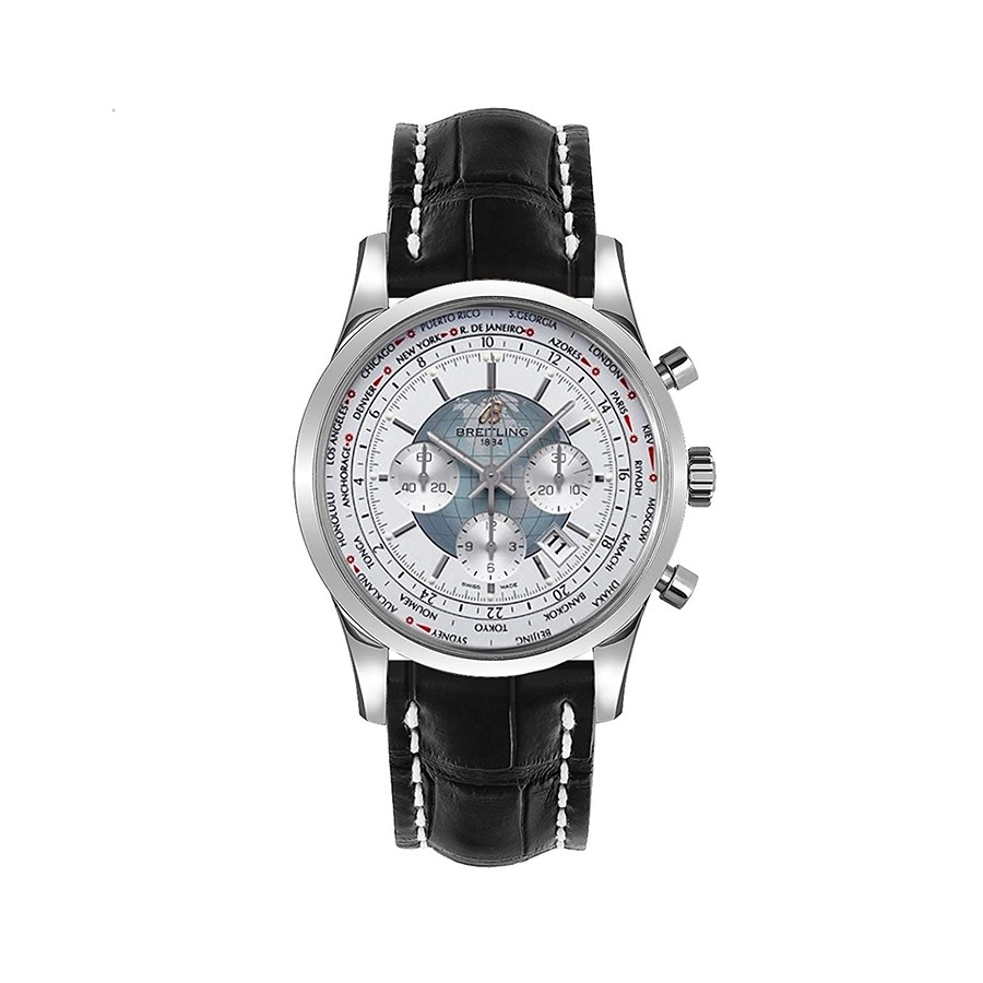 Transocean Chronograph Unitime Men's Watch AB0510U0/A732/760P