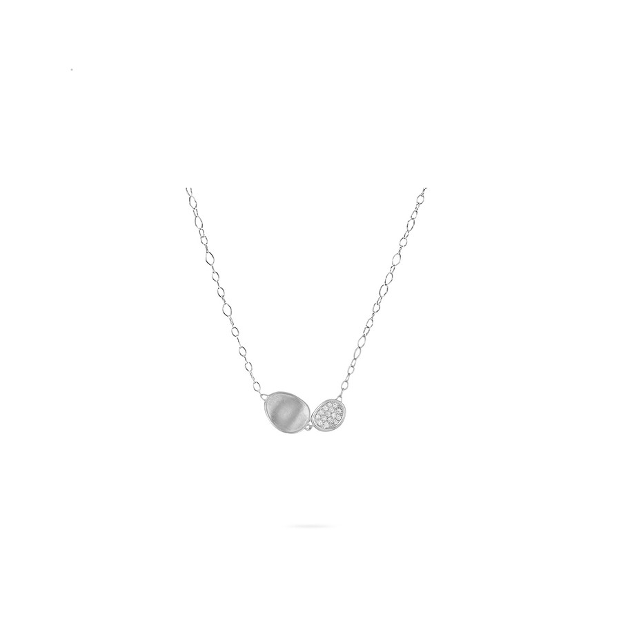 Diamond Lunaria Necklace