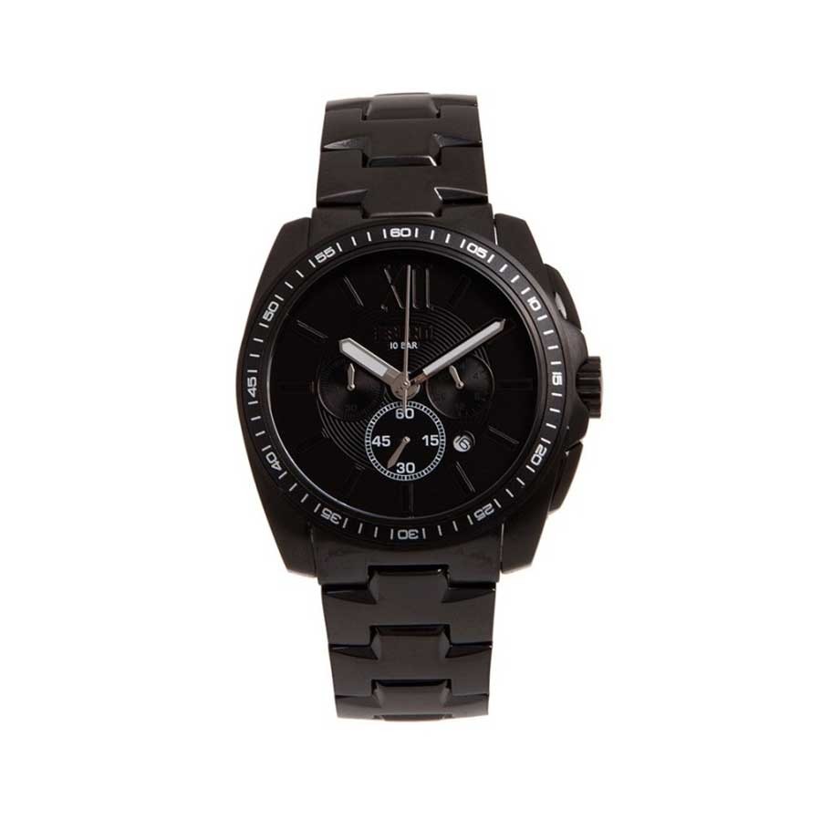 Black Dial Black PVD Quartz Chronograph Men's Watch