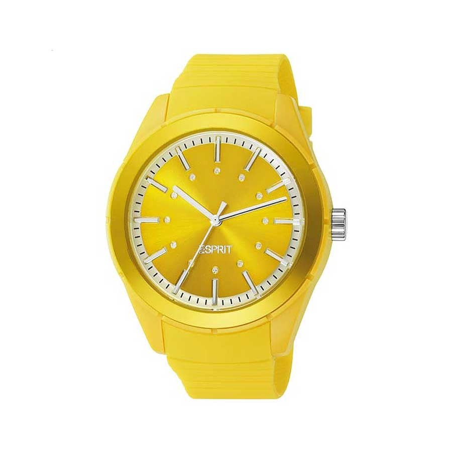 Yellow Dial Yellow Band Ladies Watch