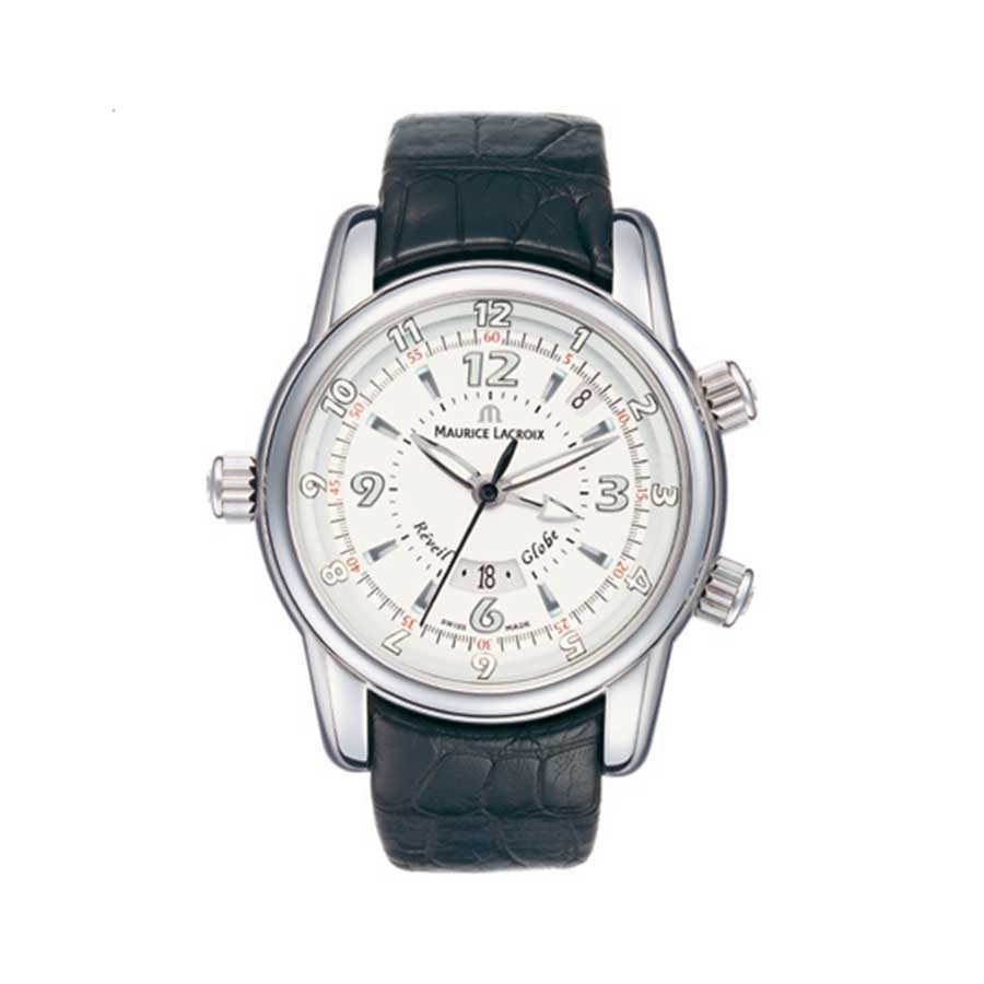 Masterpiece Sport Réveil Globe Silver Dial Watch MP6388SS001830