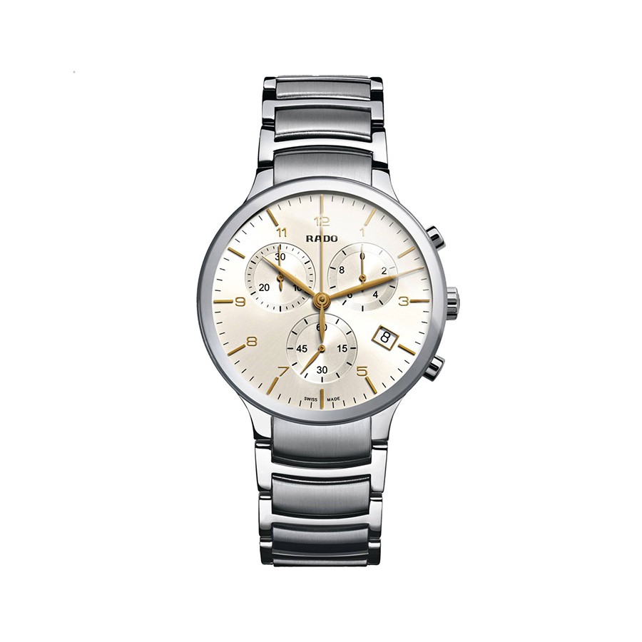 Centrix Chronograph Silver Dial Stainless Steel Men's Watch