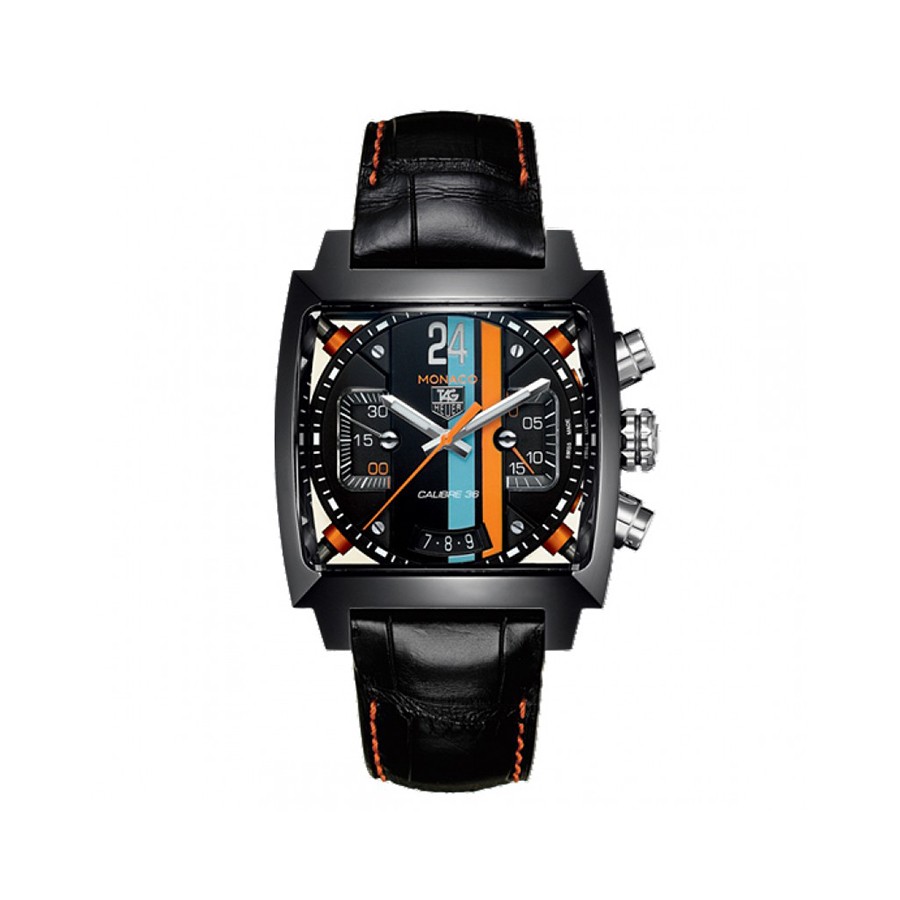 Monaco Automatic Chronograph PVD Black Men's Watch