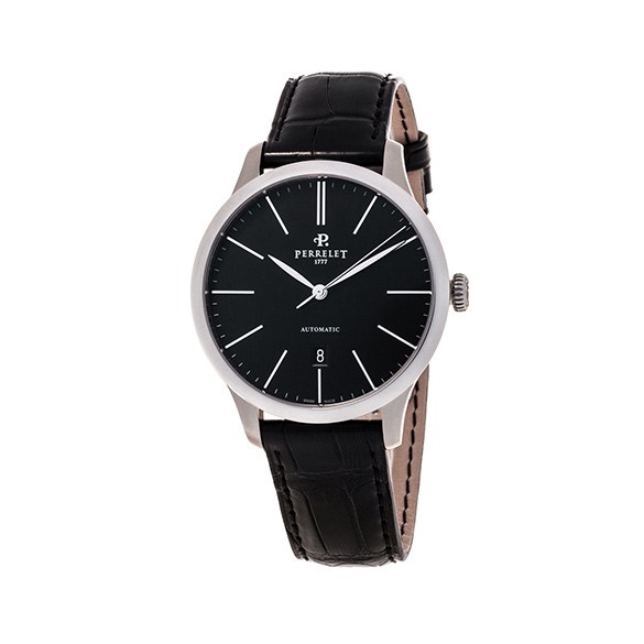 First Class Automatic Black Dial Men's Watch