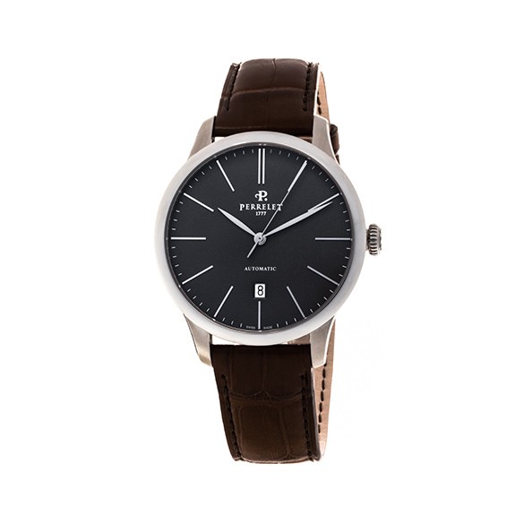 First Class Automatic Brown Leather Men's Watch