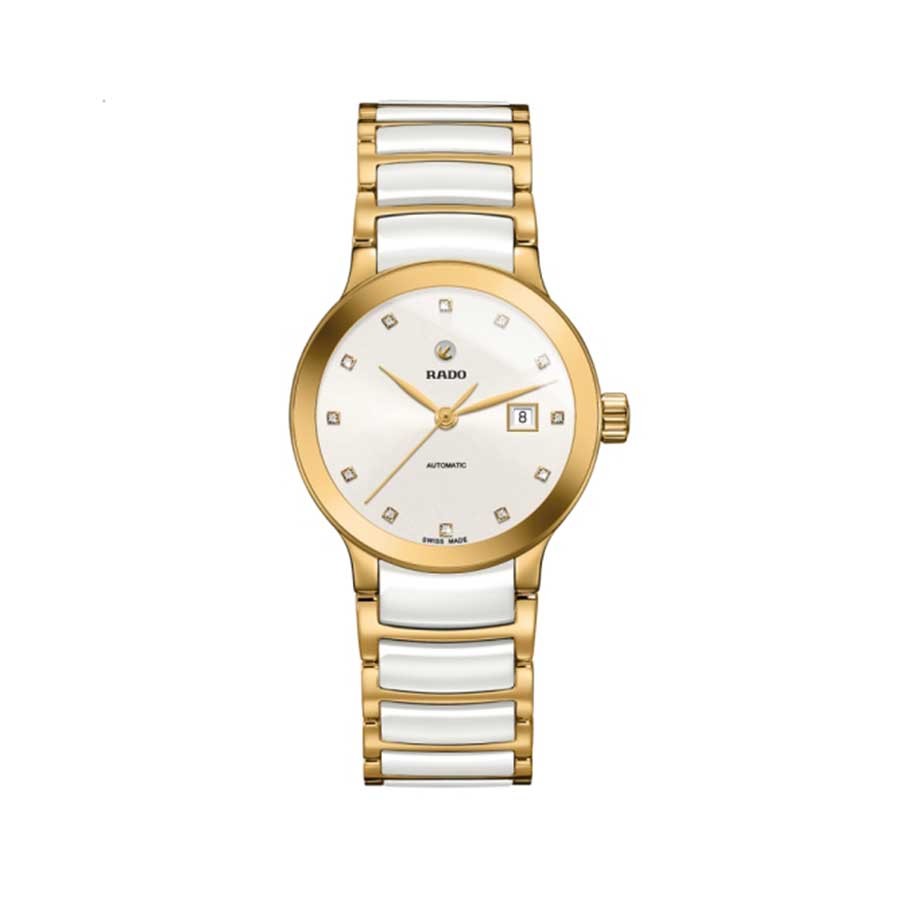 Centrix White Diamond Dial Automatic Ladies Watch R30080752