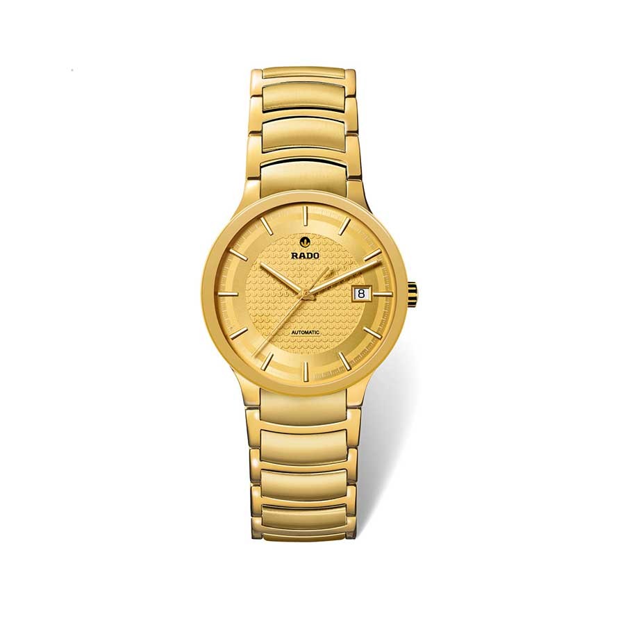 Centrix Automatic Gold Dial Yellow Gold-Plated Men's Watch R30279253