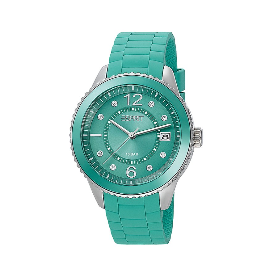 Green Dial Green Band Ladies Watch