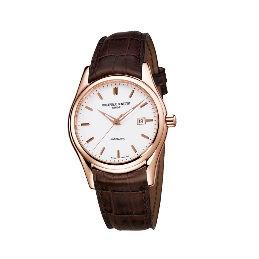 Classics Index Silver Dial Brown Leather Men's Watch