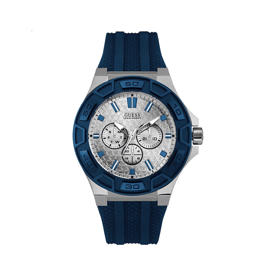 Force White Dial Blue Silicon Men's Watch W0674G4