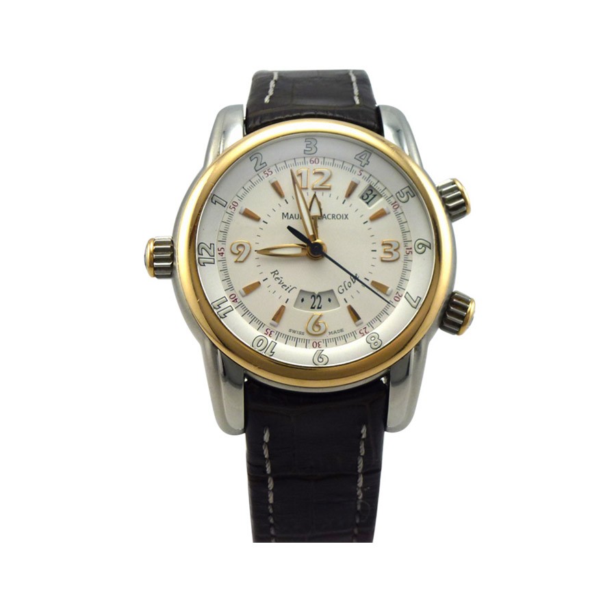 Masterpiece White Dial PVD Gold Men's Watch MP6388-PS101-830