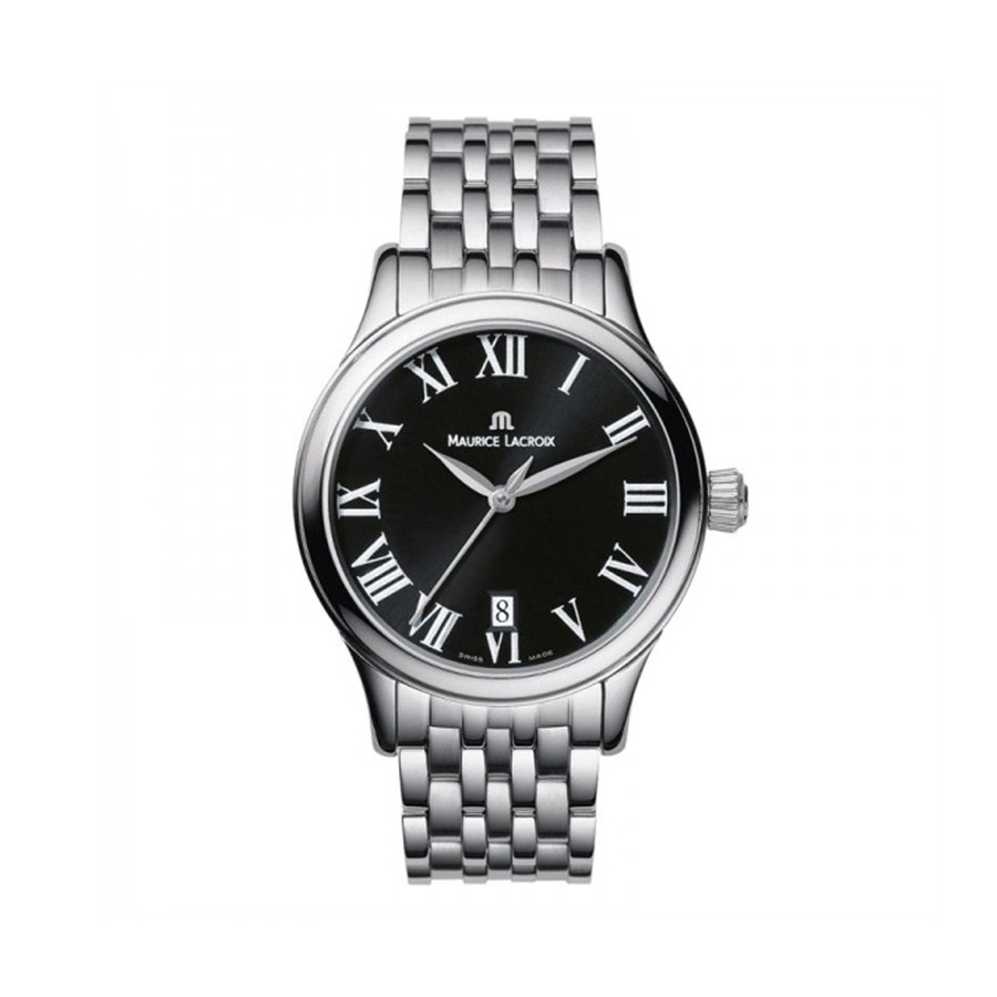 Les Classiques Black Dial Stainless Steel Men's Watch LC1077-SS002-310