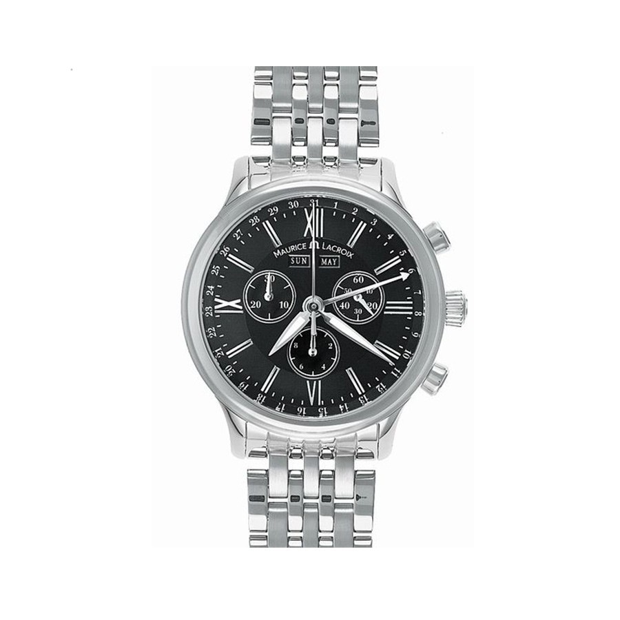 Les Classiques Black Dial Stainless Steel LC1098-SS002-31E