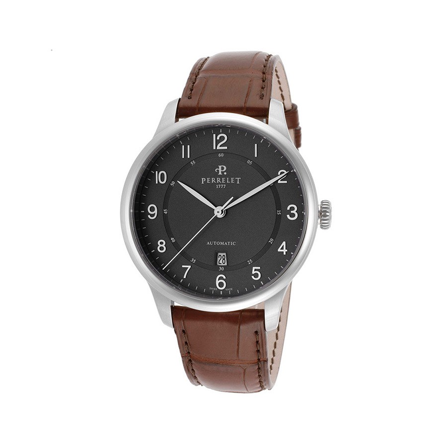 First Class Automatic Brown Leather Strap Men's Watch