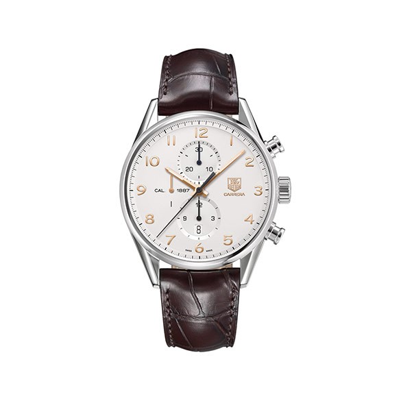Carrera 1887 Automatic Chronograph Silver Dial Men's Watch