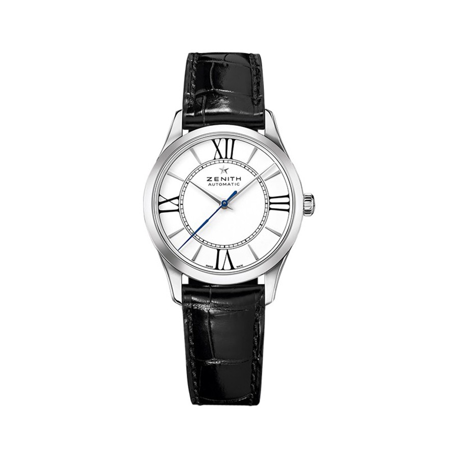Heritage Ultra Thin White Dial Automatic Ladies Watch