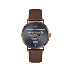 COFFEE CASE BROWN LEATHER WATCH GW0503G4