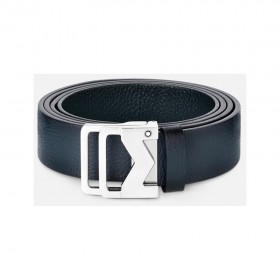M buckle sfumato blue 35 mm leather belt 131181