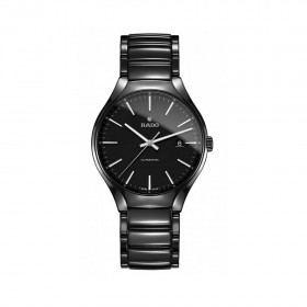 True Automatic Black Dial Black Ceramic Men's Watch R2705615