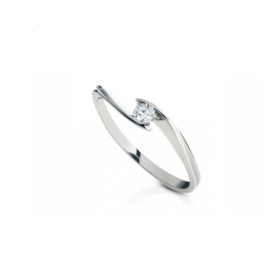 Gold Engagement ring with diamond Solitari DKAS0614.003