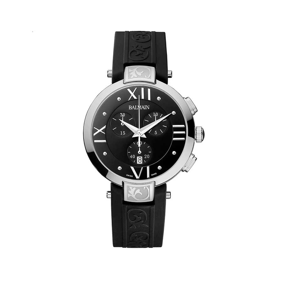 Balmain Iconic Chrono Lady Black Dial Chronograph Watch B5351.32.62