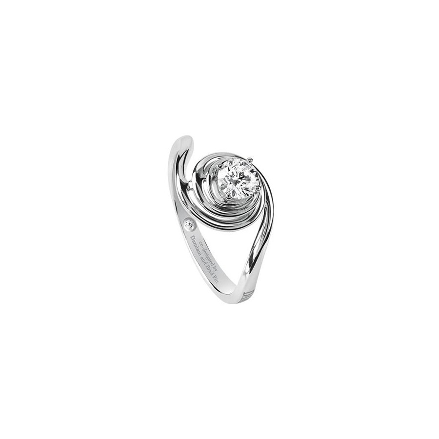 Promise white gold solitaire ring 