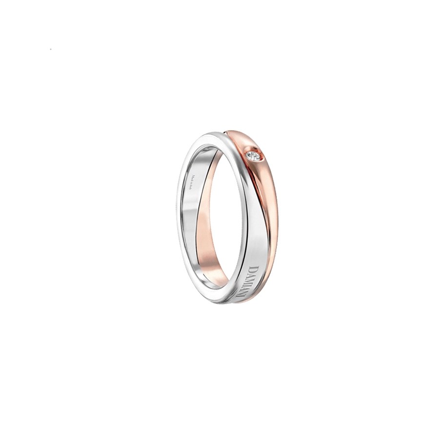 Incontro Rose and White Gold Ring 