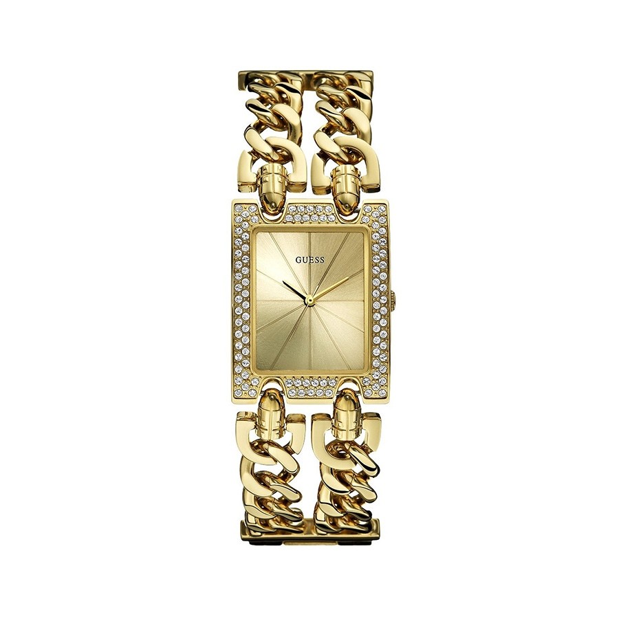 Gold PLated Mod Ladies Watch W0072L1