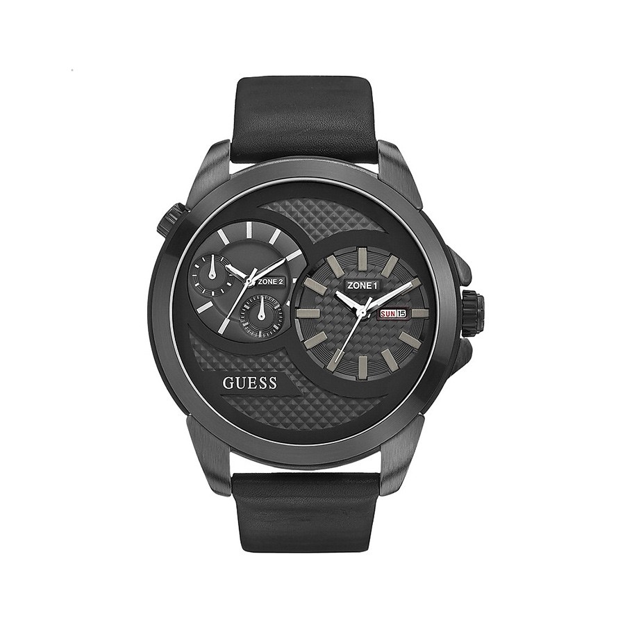 Black Dual Time Men's Watch W0184G1