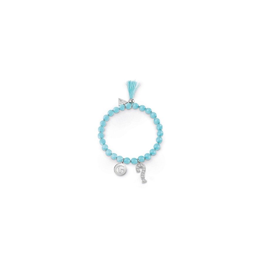 Blue beads bracelet