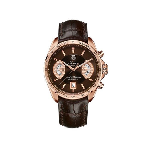 Grand Carrera 18K Rose Gold Automatic Chronograph Men's Watch