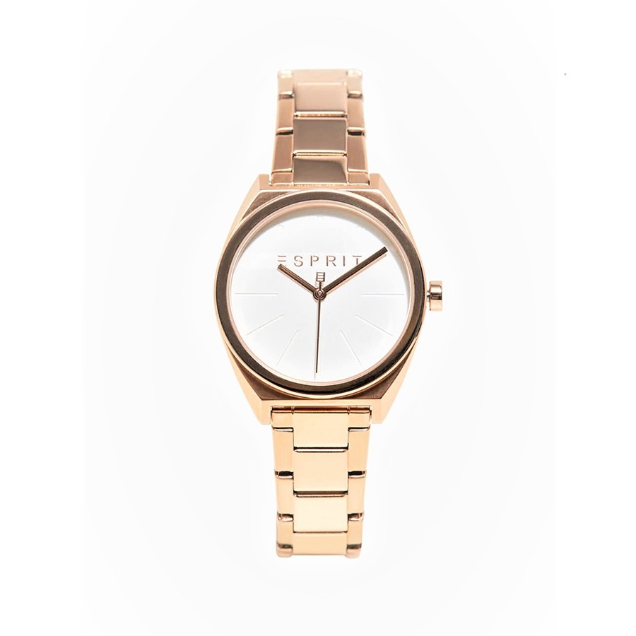 esprit ladies watch rose gold