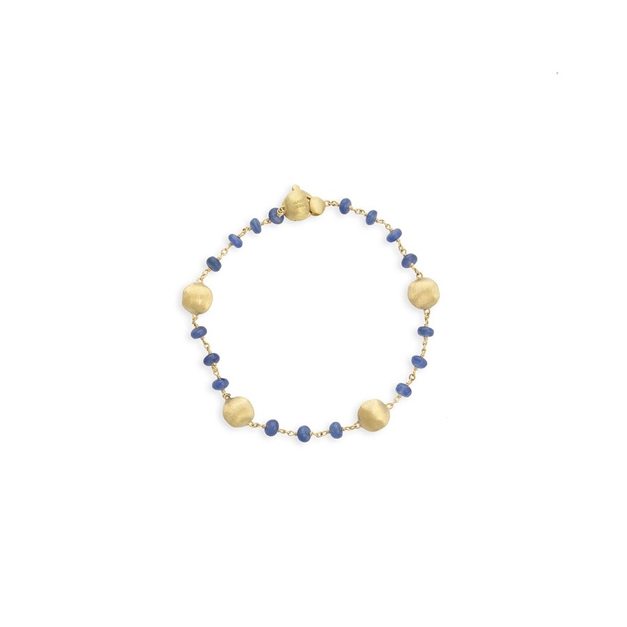 18k Yellow Gold and Sapphire Single Strand Bracelet BB2251-L ZB01 Y