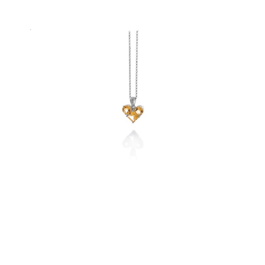 Necklace yellow heart Cuori DCPY1494ct001