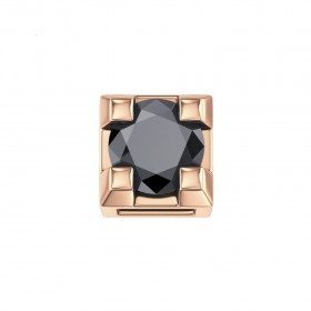 Rose gold element with black diamond