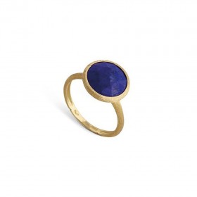 18K Yellow Gold and Lapis Medium Stackable Ring AB586 LP01 Y