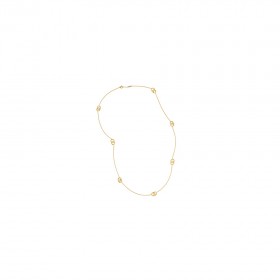 Jaipur Link 18K Yellow Gold Circles Necklace CB1338