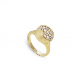 AFRICA GOLD AND DIAMONDS RING AB592 B