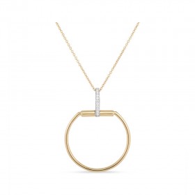 Yellow Gold and Diamond Classique Parisienne Necklace