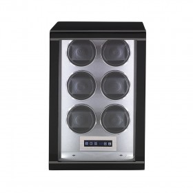 SIX WATCH WINDER BLACK WITH TOUCH SCREEN